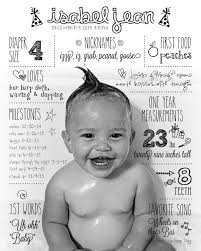 Babys First Birthday Fun Fact Baby Infographic Poster Etsy Baby Infographic Baby First Birthday Baby Birthday