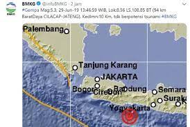 Gempa bumi cilacap bmkg gempa terkini magnitudo 4,3 melanda cilacap, rabu (3/2/2021) sekitar pukul 06.39 wib. Gempa Cilacap Hari Ini Terasa Hingga Pangandaran Dan Tasikmalaya Tidak Berpotensi Tsunami Rancah Post