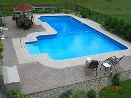 True L Shaped With Seat Pool Houses Backyard Pool Landscaping Pool Shapes