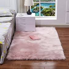 Top brands & styles · shop our huge selection · up to 70% off Deluxe Soft Faux Sheepskin Fur Series Decorative Indoor Area Rug 2 X 3 Feet Rectangle Pink 1 Pack Walmart Com Room Carpet Rugs In Living Room Bedroom Rug
