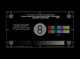 disney digital cinema projection training video perfect projection using a disney framing chart