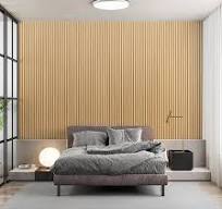 Amazon.com: Art3dwallpanels 8 Pack Wood Slat Wall Paneling, 104'' x 6.7''  WPC Soundproof 3D Wall Panels for Interior Wall Decor, Fluted Textured  Panel ...