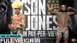 Former new york knicks and chicago bulls player robinson needed medical assistance in the ring after his debut. Jake Paul Vs Nate Robinson Full Weigh In Face Off Video Youtube