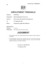 EMPLOYMENT TRIBUNALS