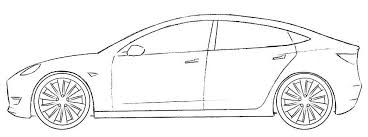 Tesla Model 3 Coloring Page Coloringpagez Com In 2020 Tesla Model S Tesla Model Tesla
