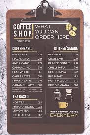 Coffee Shop Menu Template Ai Psd Coffee Shop Menu Template Ai Psd Cafe Menu Papan Menu Kedai Kopi