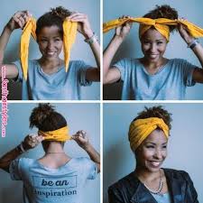 16 manieres d 39 utiliser un foulard si vous avez les cheveux afro ou des tresses pour tous ces matins ou scarf hairstyles hair styles hair scarf styles