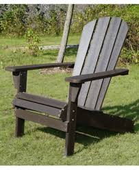 Faux Wood Relaxed Adirondack Chair Brown Adirondack Chair Wood Adirondack Chairs Plastic Adirondack Chairs
