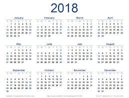 2018 (mmxviii) was a common year starting on monday of the gregorian calendar, the 2018th year of the common era (ce) and anno domini (ad) designations, the 18th year of the 3rd millennium. Events Calendar 2018