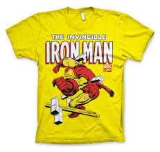 He is also the mastermind behind the iron suit. Iron Man The Invincible Iron Man T Shirt Yellow Iron Man Kids Marvel Shirt Superhero Shirt