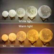 Lampe angetrieben durch 4 stücke aa batterien (nicht im lieferumfang. Personalisiert Mond Lampe Mit Bild Zwei Farbtone