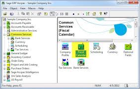 How To Create A New Year In Sage Accpac Sage 300 Erp