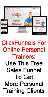 Online training is not just a passing trend during the pandemic, it is a way for certified trainers to do business and earn income from home. Clickfunnels For Online Personal Trainers Use This Free Sales Funnel To Get More Personal Training Clients Blogging With Funnels Online Personal Trainer Online Personal Training Personal Trainer App