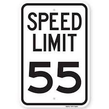 speed limit 55 mph sign 24 x30 3m diamond grade prismatic reflective by highway traffic supply diamondsupply diamond supply highway traffic speed limit