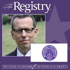 Congratulations to Michael Quinn, Vice President for Enrollment at Rockford  University