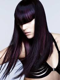 Underneath Black And Dark Purple Hair Color It Black And Put Some Dark Purple Panels Underneath And Small Ones Atop Description From Pinter Hair Inspiration Color Hair Color Purple Hair Highlights