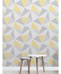 Apex Geometric Wallpaper Yellow And Grey Fine Decor Fd41991 Geometric Wallpaper Home Wallpaper Wallpaper Bedroom