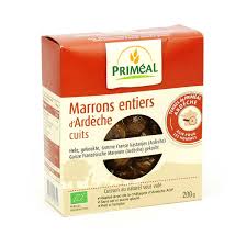 Marrons Entiers Bio D Ardeche Cuits Sous Vide Primeal