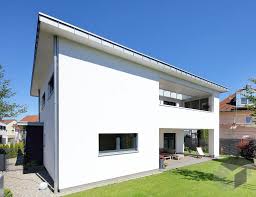 Kubushaus Mit Gewerbe Im Erdgeschoss Kubus Haus Haus Flachdachhaus