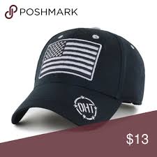 Black And Gray American Flag Hat Oht American Flag Black Baseball Hat Black Gray Black And Grey American Flag Hats