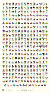 Pixel art pokemon pikachu déguisé : A Falcross Player Named Venix Spent Over A Year Making Pixel Versions Of Every Pokemon He S Made 329 So Far Pokemon