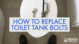 Tanks are sold separately from the bowls, so you can get any tank that fits onto your model of toilet. How To Replace Toilet Tank Bolts Renos 4 Pros Joes