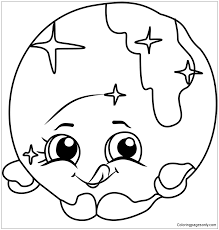 Doodle drawings easy drawings doodle art sketch note cupcake drawing cute doodles digi stamps coloring book pages mandala art. Donna Donut Shopkins Coloring Pages Shopkins Coloring Pages Coloring Pages For Kids And Adults