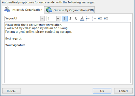 How To Turn Out Of Office Replies On Or Off In Outlook 2013 Microsoft Exchange 2013 Microsoft Exchange 2016 Microsoft Exchange 2019 Sherweb