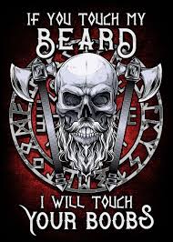 Check out our celtic beard comb selection for the very best in unique or custom, handmade pieces from our bath & beauty shops. Viking Beard Skull Runes Poster By Saphira Design Displate