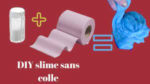 DIY slime sans colle ni borax avec du papier toilette #2 - YouTube