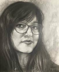 Cuando se trata de un autorretrato, lo importante es conocerse y así,  plasmar en el lienzo tu alma. Grafito sobre papel artista  @luz.maria.ori_artist formato A3 #autorretrato #luzmariaori  #luzmariaoripintoraguatemalteca #luzmariaoriladamadelretrato ...