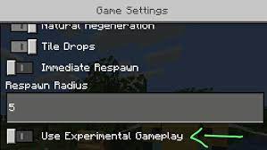 Proceed at your own risk! What Is Experimental Gameplay Bedrock Pocket Minecraft