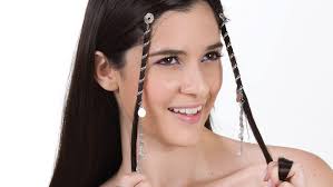 Boho Hair Twister Wrap: Silber Metall Spirale Pferdeschwanz Schmuck