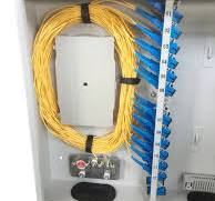 24 cores Indoor Fiber Optic Distribution Box/patch panel Galvanized steel  HJ-GF-KJW-24C