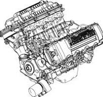 BC3Z-6006-D BC3Z6006D - Genuine Ford Service Engine Assembly
