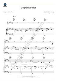 S'il n'a pas fait, dans ce discours. Partition Piano Le Penitencier Johnny Hallyday Partition Digitale