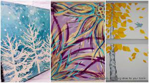 Canvas painting needs a lot of experience and most importantly the visualization of any concept that is going on in your mind. 19 Easy Canvas Painting Ideas To Take On Homesthetics Inspiring Ideas For Your Home