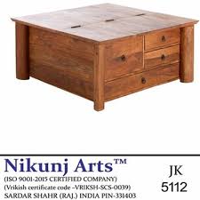 Having four individual tables that can come together to form an attractive, larger table gives you plenty of space with storage below when you need it. Sheesham Wood Square Coffee Table Dimension 90 X 90 X 40 Cm Id 19894914430