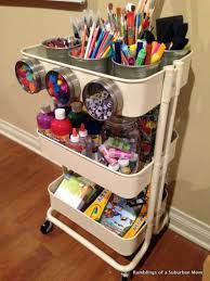 Storage Ideas The Best Little Cart Ever Craft Room Organization Ikea Raskog Craft Room Storage