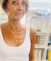 MisGraceful Large Sparkle Crescent Moon Pendant