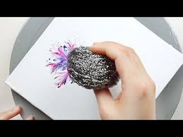 How To Paint Flowers Using A Steel Wool
