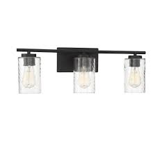 Trade Winds Raymond 3 Light Bathroom Vanity Light In Matte Black