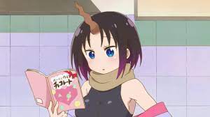 This series is currently unavailable. Anime Dragon Maid Elma Loves Food Too Much Elma Chocolate Valentine Youtube