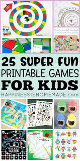 It's simple and appropriate for grade. 25 Fun Printable Games For Kids Happiness Is Homemade