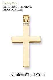 Men S 14k Solid Gold Christian Cross Pendant Gold Jewelry Simple Gold Jewelry Sets Gold Jewelry Indian