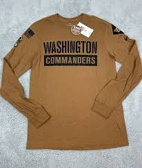 Men's Nike Brown Washington Commanders 2023 Salute to Service Long Sleeve T-Shirt Size: Small
