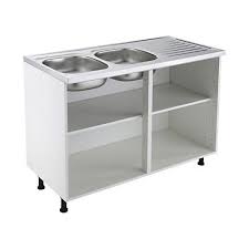 L'univers cuisine & cuisson de boulanger ! Caisson Bas Sous Evier Blanc Cooke Lewis 120 Cm Castorama