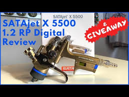 Available in a range of colours and styles for men, women, and everyone. Satajet X 5500 1 2 Rp Digital Spray Gun Review Free Give Away Youtube