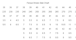Feiyue Shoes Martial Arts Feiyue Shoes Size Chart