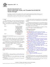 All threaded rod threaded bar threa.d bar all thread rod coil rod tie rod u bolt u clamp square washer eye hook eye bolt long nut rod connector jointer hammer head bolt dual nut sprinkler nut knurling bush waller plate coupler wing nut anchor nut prop nut water stopper. Astm A 307 2014 Latest Pdf Screw Industries